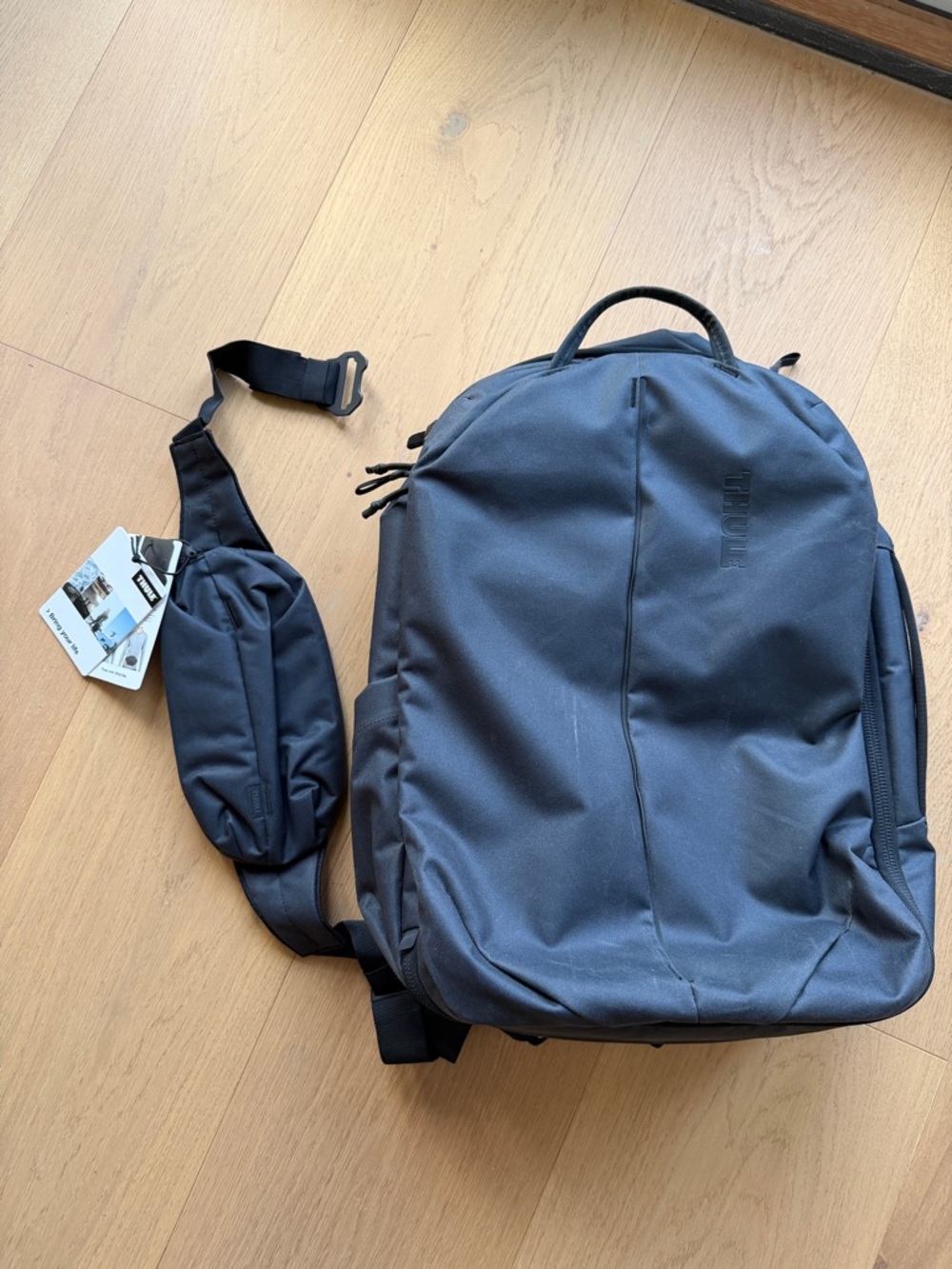 Aion Travel Pack - 40 L w/ Aion Sling Bag Waist Strap.